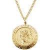 Sterling Silver 25  mm St. Christopher Medal