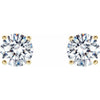 14K Yellow Gold 1/5 CTW Lab-Grown Diamond 4-Prong Stud Earrings