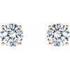 14K Yellow Gold 1/5 CTW Lab-Grown Diamond 4-Prong Stud Earrings