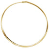 14K Yellow or White 6 mm Reversible Omega Chain Necklace