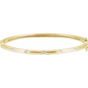 14K Gold Natural Diamond Bracelet - Options Available