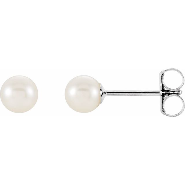 Cultured Akoya Pearl Earrings