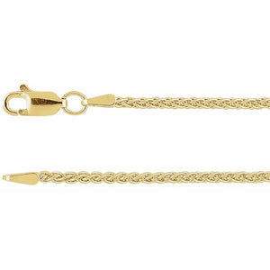 Wheat Chain Bracelet in 14K Gold
