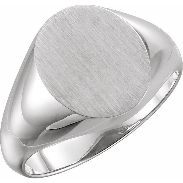 Sterling Silver Signet Ring - Options Available