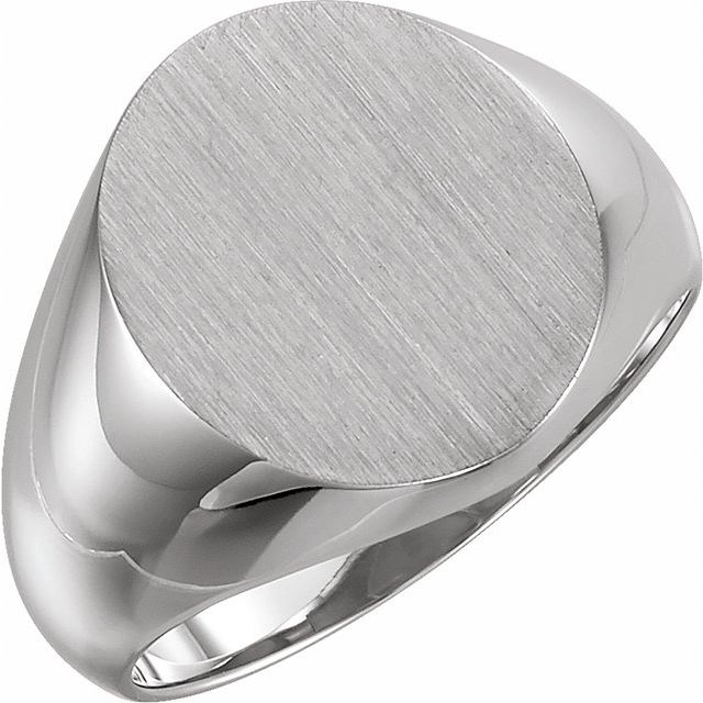 Sterling Silver Signet Ring - Options Available
