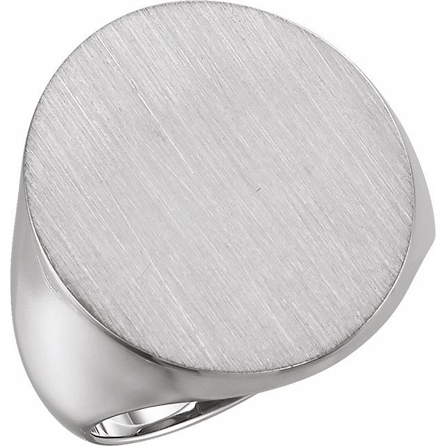 Sterling Silver Signet Ring - Options Available