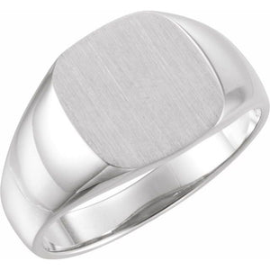 14K Gold Signet Ring