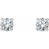 14K Yellow Gold 1/5 CTW Lab-Grown Diamond 4-Prong Stud Earrings