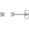 14K Yellow 1/5 CTW Lab-Grown Diamond 4-Prong Stud Earrings