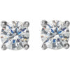 14K Yellow 1/5 CTW Lab-Grown Diamond 4-Prong Stud Earrings