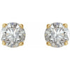 14K White Gold Diamond Stud Earrings â€“ 1/5 CTW Sparkle