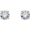 14K Yellow 1/5 CTW Lab-Grown Diamond 4-Prong Stud Earrings