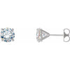 14K Yellow Gold 1/5 CTW Lab-Grown Diamond 4-Prong Stud Earrings