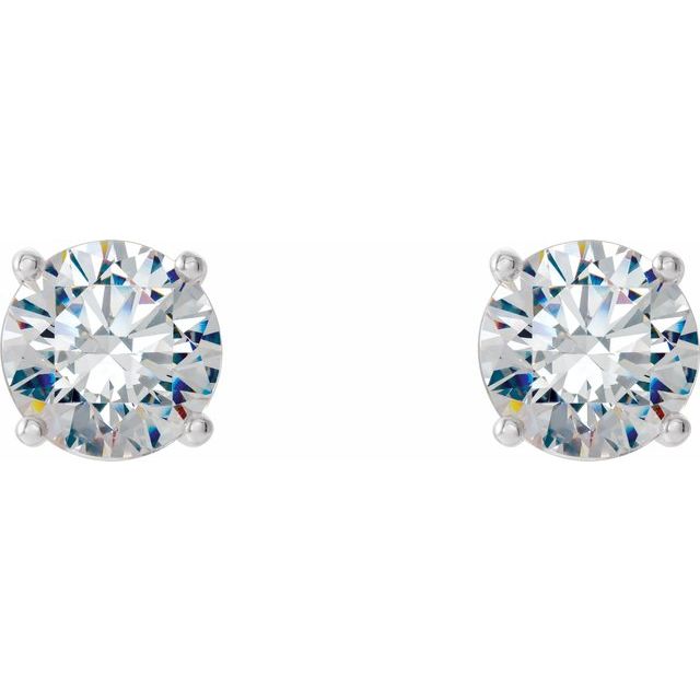 14K Yellow 1/5 CTW Lab-Grown Diamond 4-Prong Stud Earrings