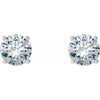 14K Yellow 1/5 CTW Lab-Grown Diamond 4-Prong Stud Earrings