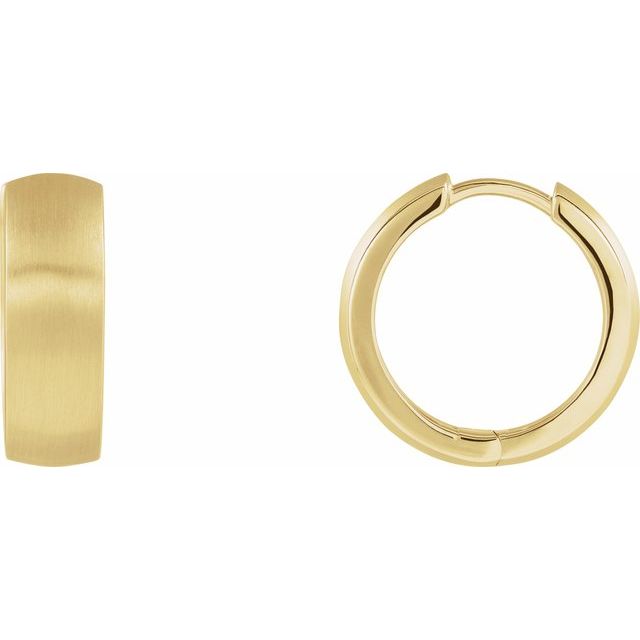 14K Gold Hinged Earrings - Options Available