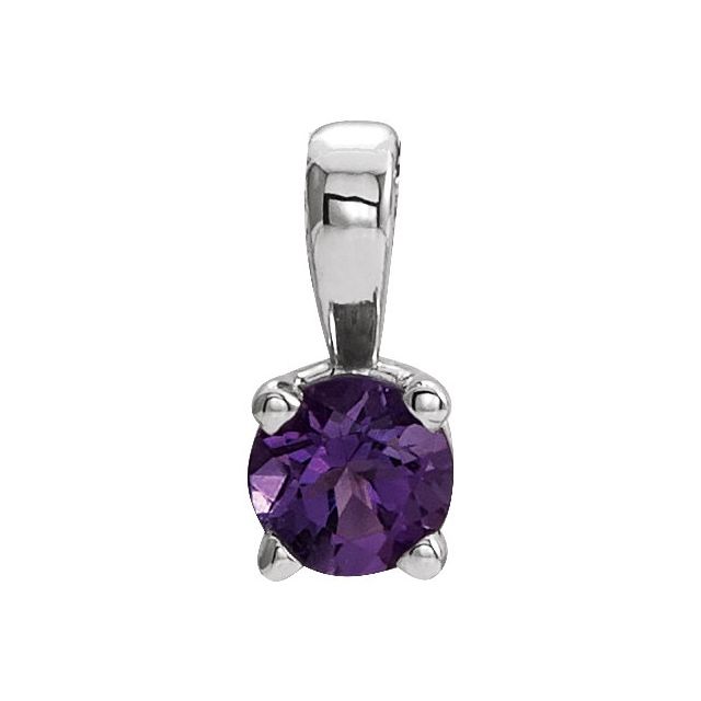 Natural Mozambique Garnet Birthstone Pendant