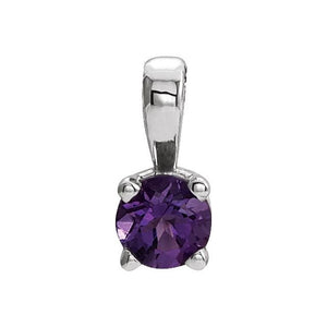 Natural Mozambique Garnet Birthstone Pendant