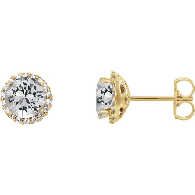 1/4 Ctw Natural Diamond Earrings