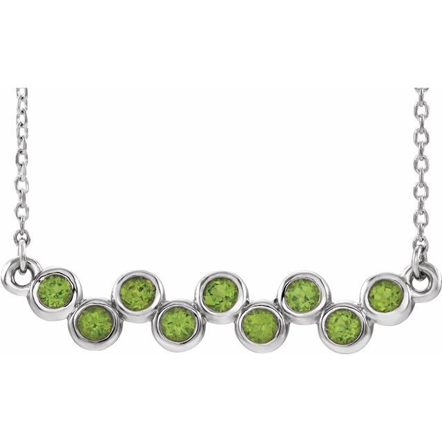 14K Gold Natural Aquamarine Necklace - Options Available