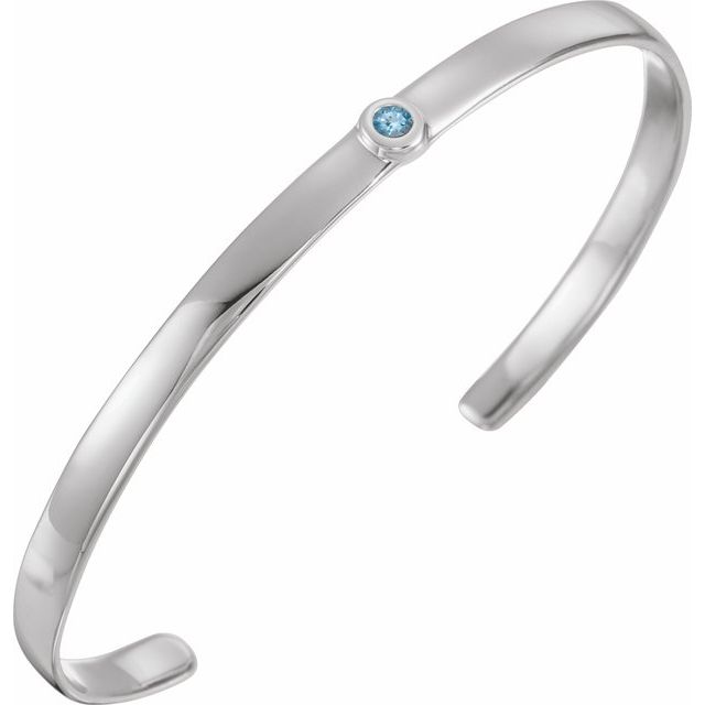 14K Gold Natural Diamond Cuff Bracelet - Options Available