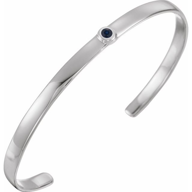14K Gold Natural Diamond Cuff Bracelet - Options Available