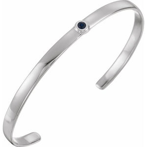 14K Gold Natural Diamond Cuff Bracelet - Options Available
