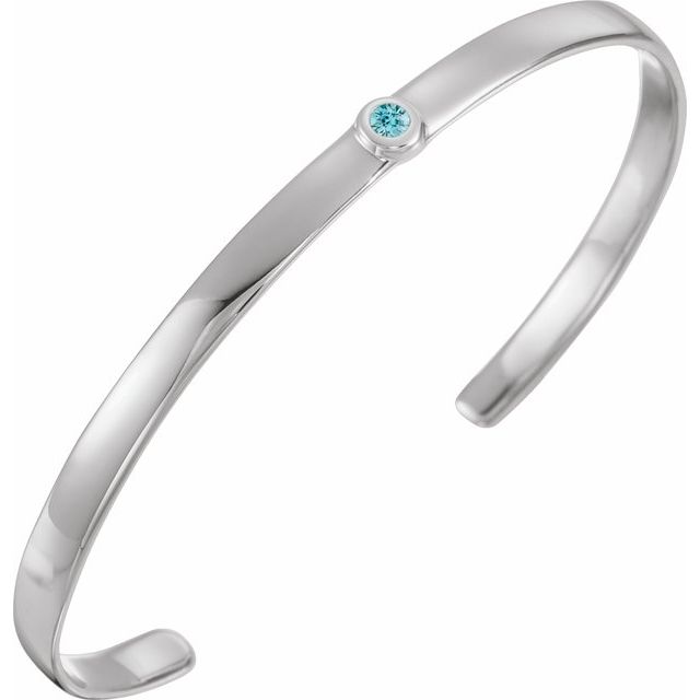14K Gold Natural Diamond Cuff Bracelet - Options Available