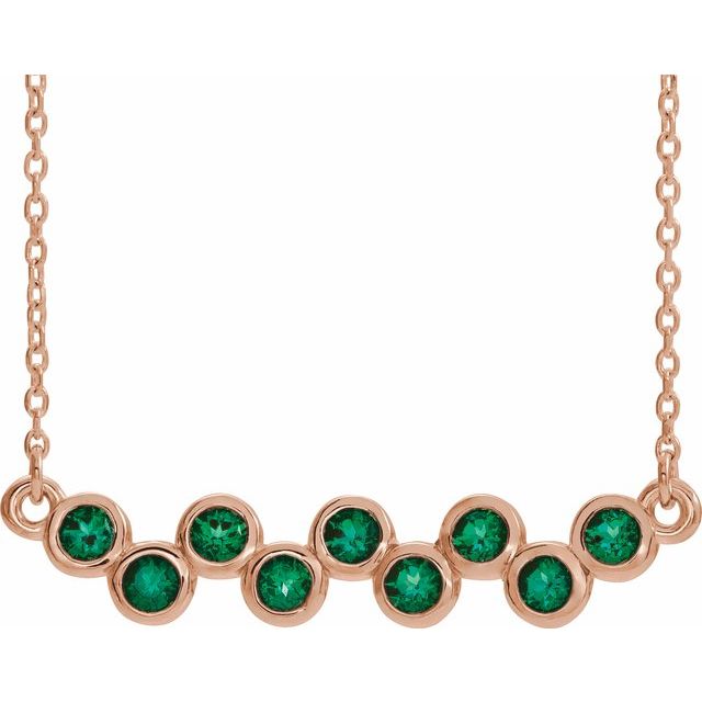 14K Gold Natural Aquamarine Necklace - Options Available