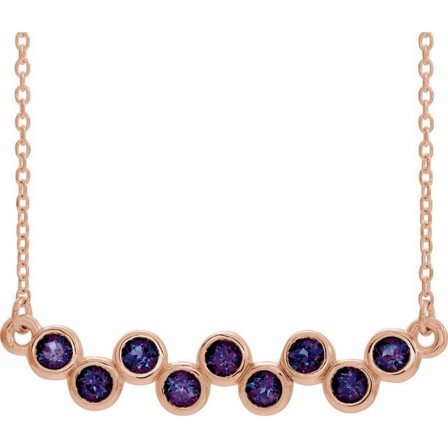 14K Gold Natural Aquamarine Necklace - Options Available