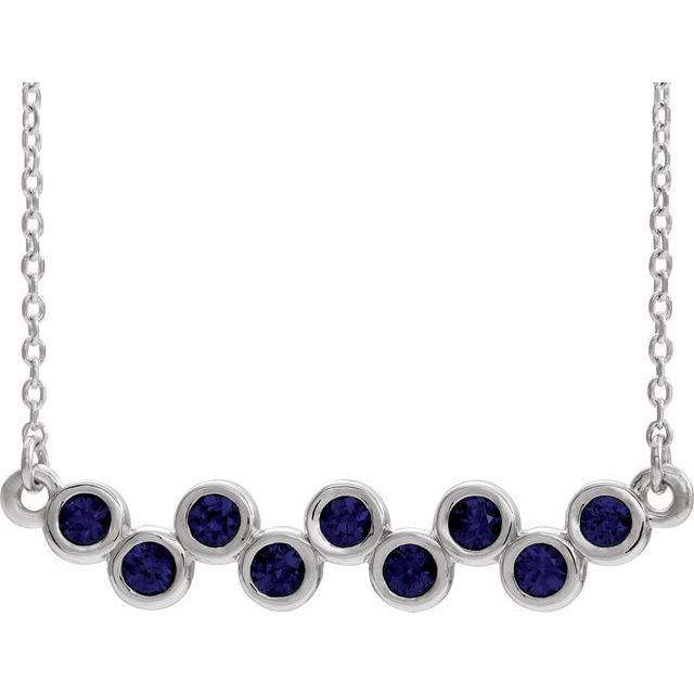 14K Gold Natural Aquamarine Necklace - Options Available
