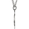 Sterling Silver 25 mm St. Florian Medal Necklace - 24 Inch Chain