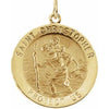 Sterling Silver 22  mm St. Christopher Medal