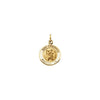 14K Yellow Gold 29 mm St. Christopher Pendant - Luxurious Protection Medal