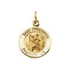 Sterling Silver 22  mm St. Christopher Medal