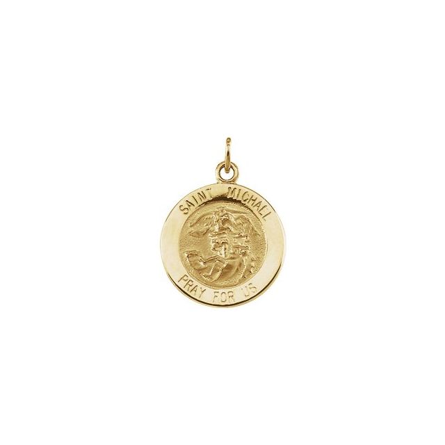 Sterling Silver 25  mm St. Michael Medal