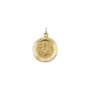 Sterling Silver 25 mm St. Michael Protection Medal - Faithful Elegance