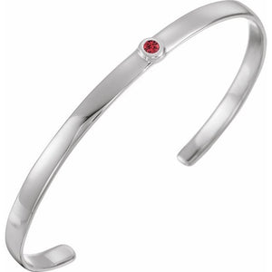 14K Gold Natural Diamond Cuff Bracelet - Options Available