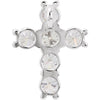 14K Yellow 1/3 CTW Natural Diamond Cross Pendant