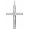 14K Yellow Gold 1/4 CTW Natural Diamond Cross Necklace