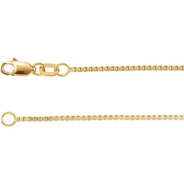 Box Chain Bracelet in 14K Gold
