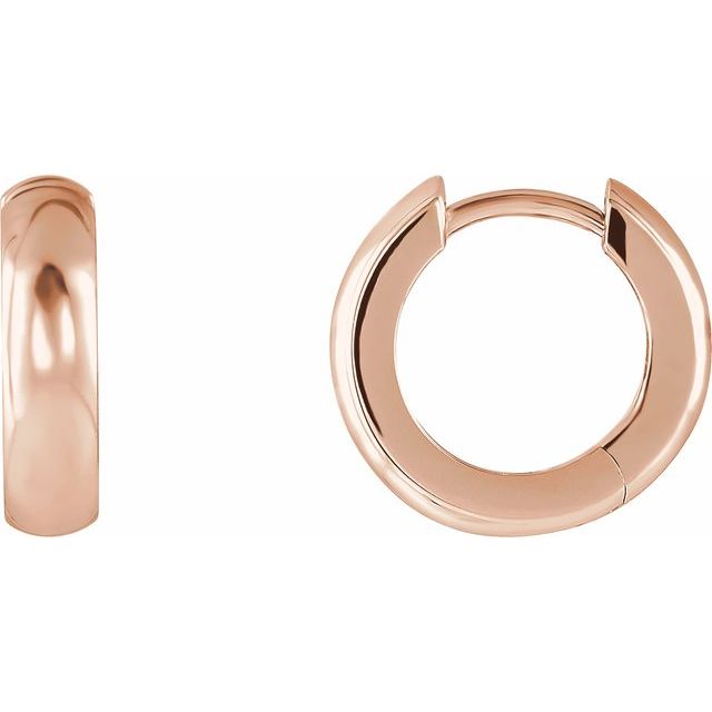 14K Gold Hinged Earrings - Options Available