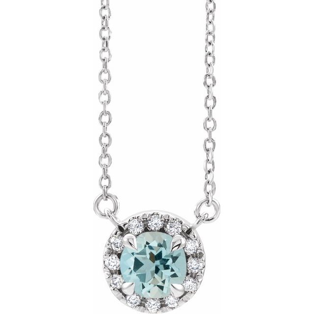 14K Gold Alexandrite And Diamond Necklace