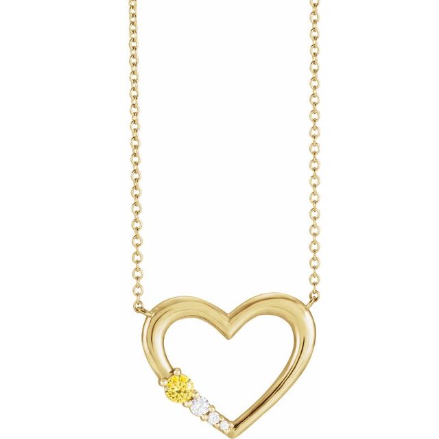 14K Gold Family Necklace Mounting - Options Available