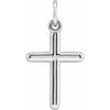 14K Yellow Gold Cross Pendant - Timeless Design 20x10.4 mm