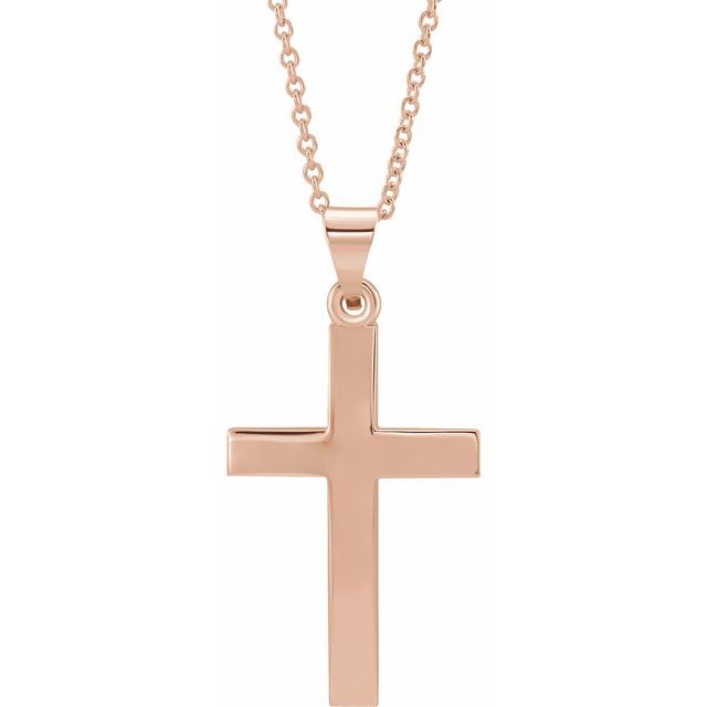 14K Gold Cross Pendant