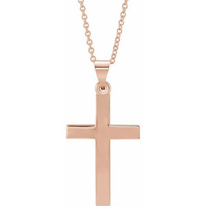 14K Gold Cross Pendant