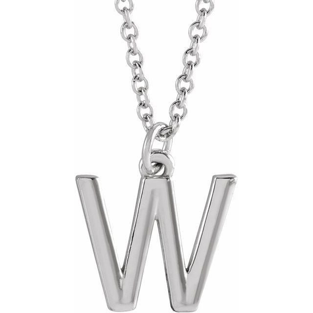 14K Gold Initial Necklace