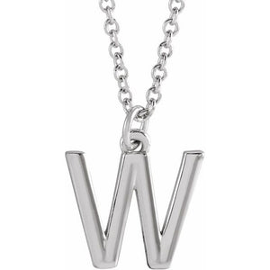 14K Gold Initial Necklace
