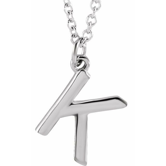 14K Gold Initial Necklace